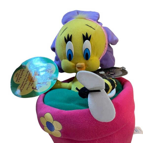 Bloomin Tweety Plush Toy Poseable Bumblebee Music Does Not Play - Picture 2 of 7